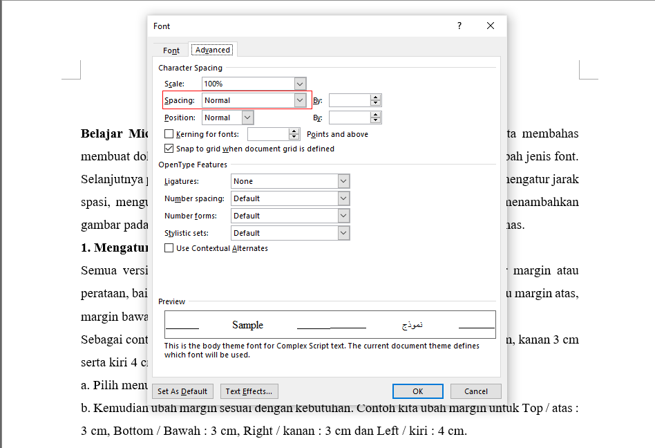 belajar microsoft word bagi pemula