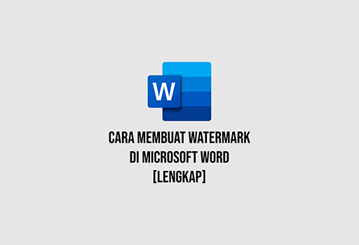cara membuat watermark di word